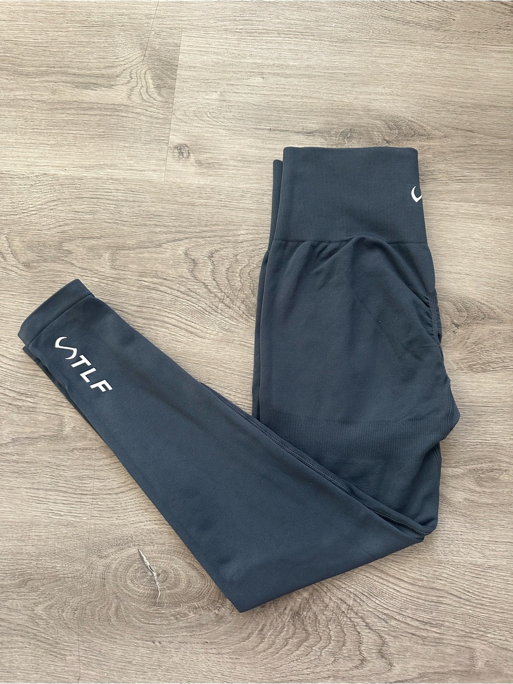 TLF - Take Life Further High-Waist Seamless Scrunch Leggings - Dusty Dark Blue